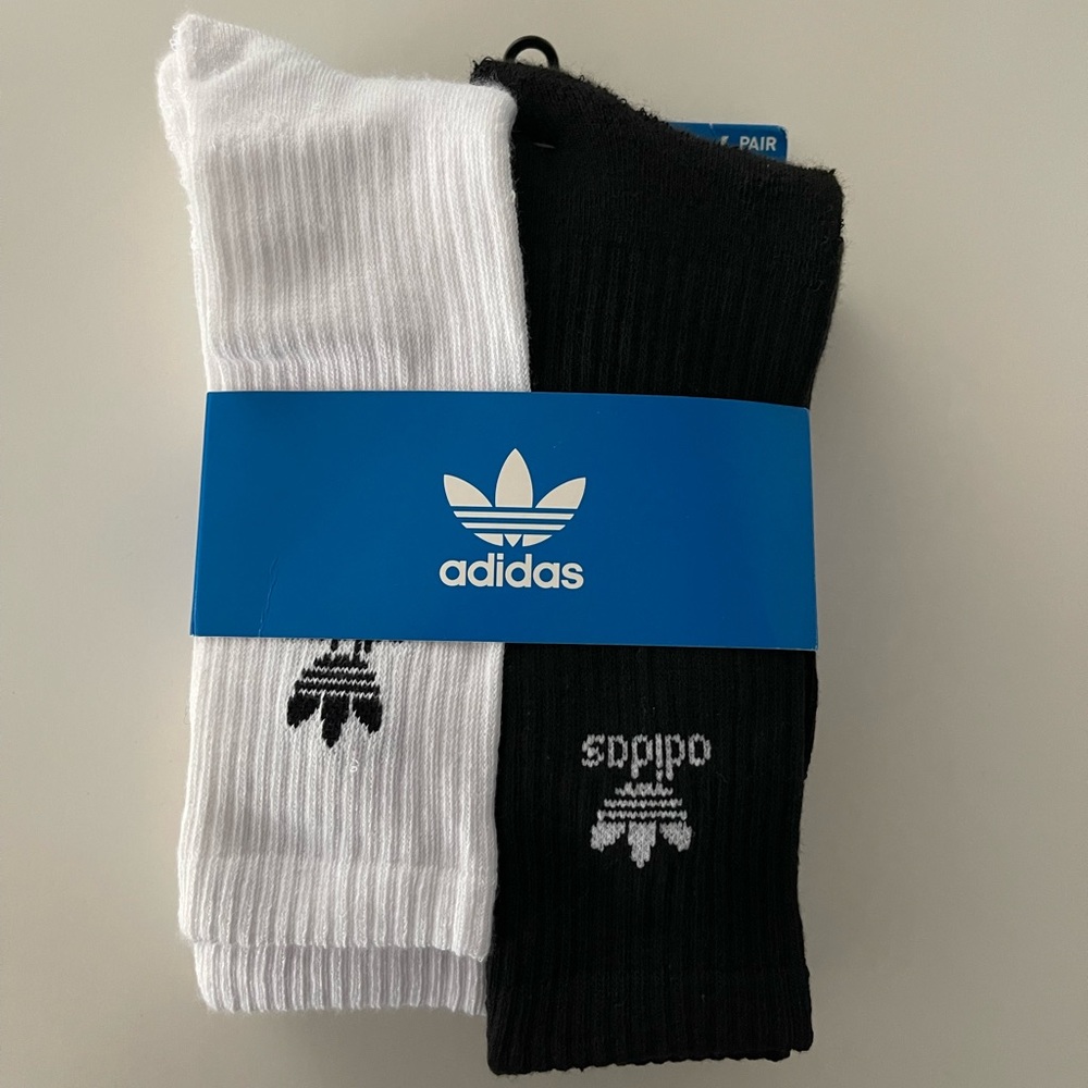 Adidas 6 Pack Crew Socks